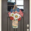 USA Mason Jar Door Decor