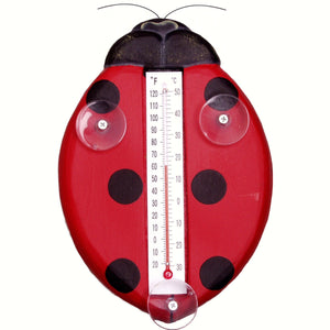 Ladybug Window Thermometer Small