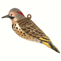 Flicker Glass Bird Ornament