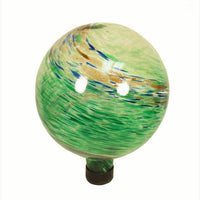 Green Swirl Illuminarie Gazing Globe 10 inch