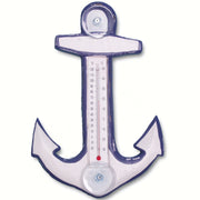 White Anchor Window Thermometer Small