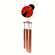 Lady Bug Stained Glass Wind Chime