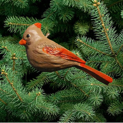 Cardinal Female Tree Ornament