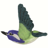 Costa's Hummingbird Wool Ornament