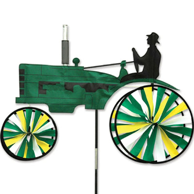 Old Green Tractor Wind Spinner 32 inch