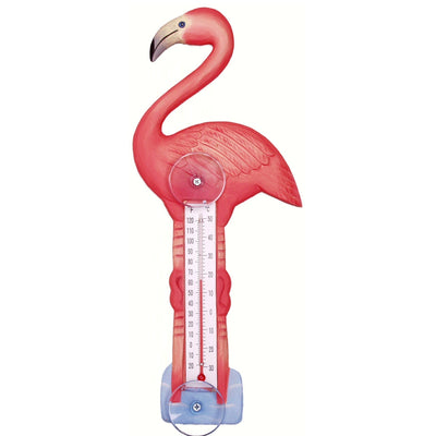 Flamingo Window Thermometer Small