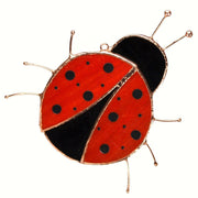 Lady Bug Stained Glass Suncatcher