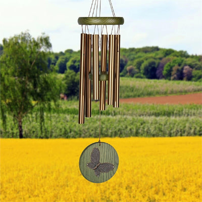 Habitats Butterfly Green Wind Chime