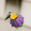 So Real Purple Flower Mini Hummingbird Feeder