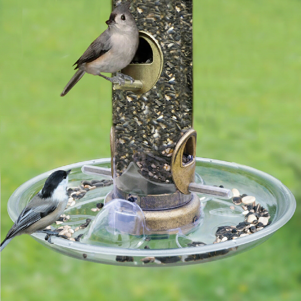 Quick Clean Tube Bird Feeder Seed Tray