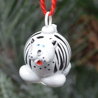 White Tiger Marble Ornament Set of 3