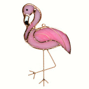 Flamingo Stained Glass Suncatcher