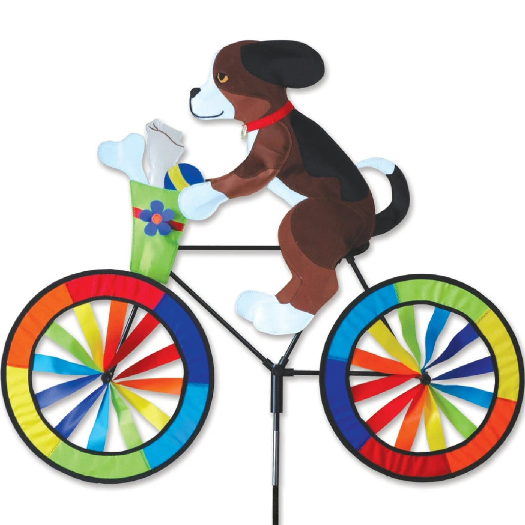Puppy Bicycle Wind Spinner 30 inch
