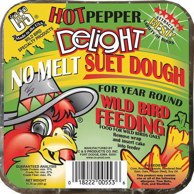 Hot Pepper Delight No Melt Suet Dough - 3 pk - Momma's Home Store