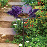 Birdbath/Bird Feeder Ground Stake - Purple