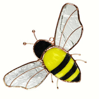 Bee Stained Glass Suncatcher