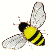 Bee Stained Glass Suncatcher