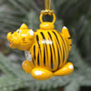 Tiger Marble Ornament Set of 3