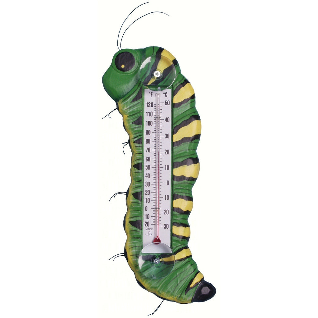 Caterpillar Window Thermometer Large