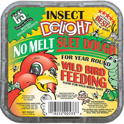 Insect Delight No Melt Suet Dough - 3 pack - Momma's Home Store