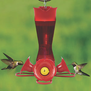 Pinch Waist Red Hummingbird Feeder