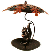 Squirrel w/Acorn Bistro Bird Feeder