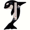Orca Whale Window Thermometer Small
