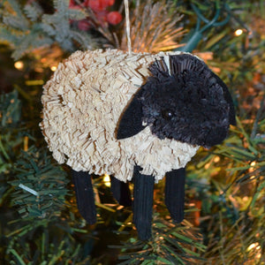 Lamb Bristle Brush Ornament