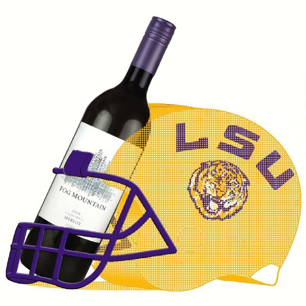 LSU Tigers Helmet Cork & Bottle Holder