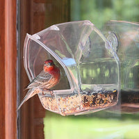 Wild Bird Clear Window Feeder