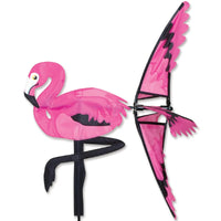 Pink Flamingo Wind Spinner 21 inch
