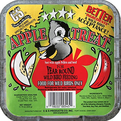 Apple Treat Suet Cake 11.75 oz - 3 pack - Momma's Home Store