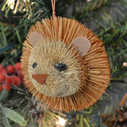 Lion Bauble Bristle Brush Ornament