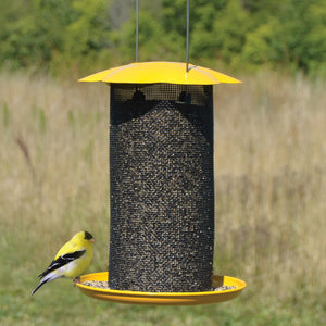 Mammoth Thistle Mesh Bird Feeder Yellow