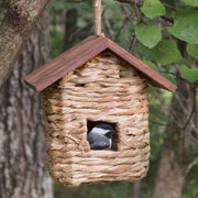 Grass Roosting Pocket Bird House w/Roof - Momma's Home Store