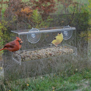 Clear View Deluxe Mirrored Window Feeder