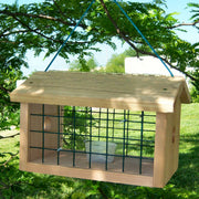 Protected Bluebird Jail Bird Feeder