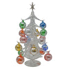 Buon Natale Glass Tree Silver 16 inch