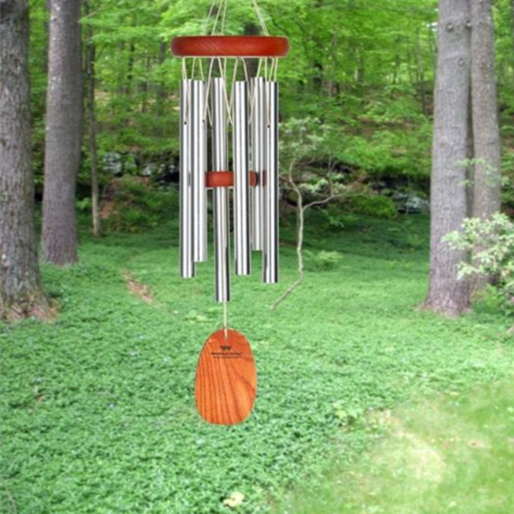 Amazing Grace Silver Wind Chime Small