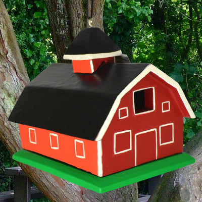 Horse Stable Wooden Birdhouse