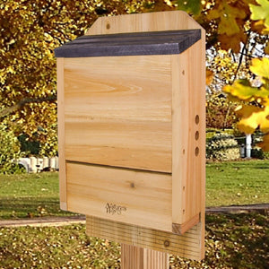 Cedar Triple Chamber Bat House