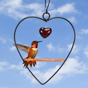 Tweet Heart Bird Swing Black