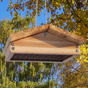 Cedar Upside Down Double Suet Bird Feeder