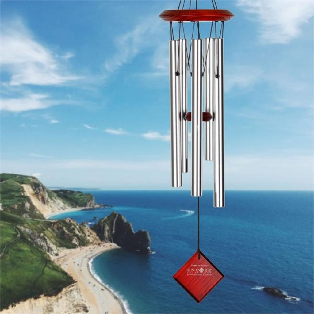 Chimes of Polaris Silver Wind Chime 22"
