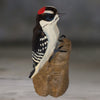 Downy Woodpecker Figurine Table Sculpture