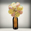 Delicate Flower Wine Bottle & Cork Holder