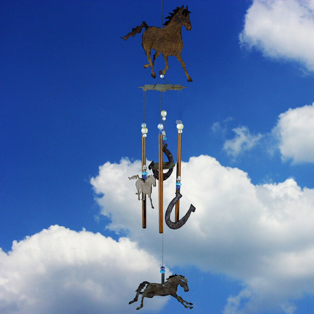 Galloping Horse Wind Chime 28 inch