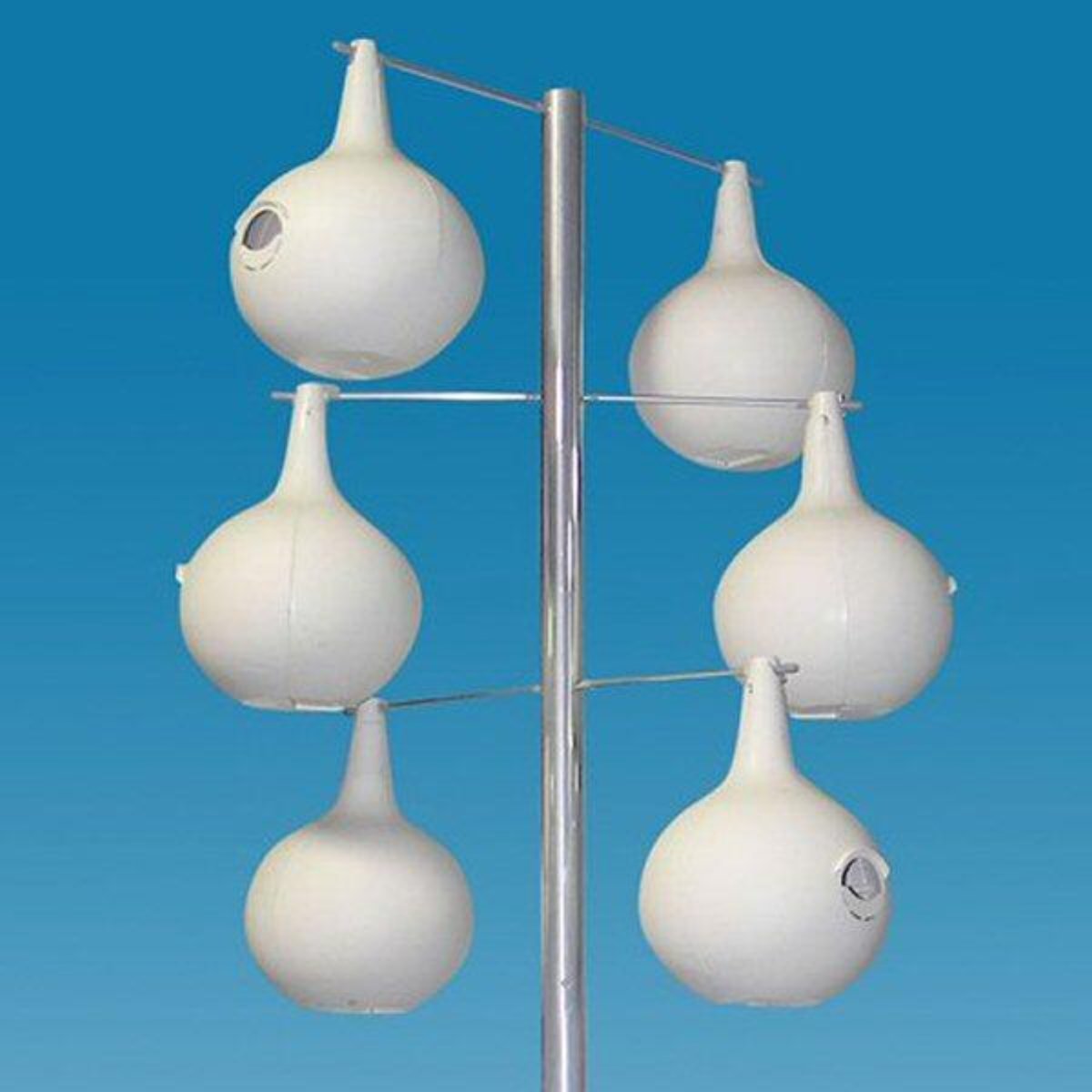 Purple Martin Gourd Pole Kit 6 Double Spiral 13.5' Momma's Home Store