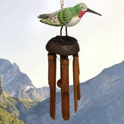 Hummingbird Bamboo Wind Chime