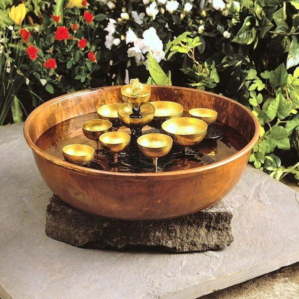 Copper Water Bell Fountain 16 inch